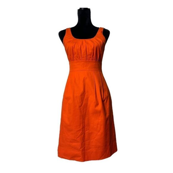 J. Crew Factory Sleeveless Sheath Dress in Coral Size 2 - Picture 3 of 16